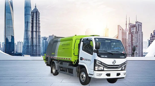 凌宇壓縮式垃圾車-固廢生活垃圾污物克星！